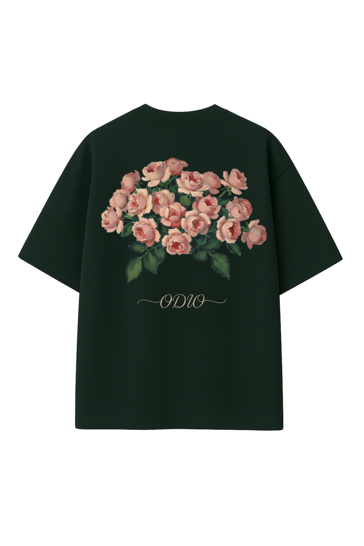 Camiseta Oversize Rosas